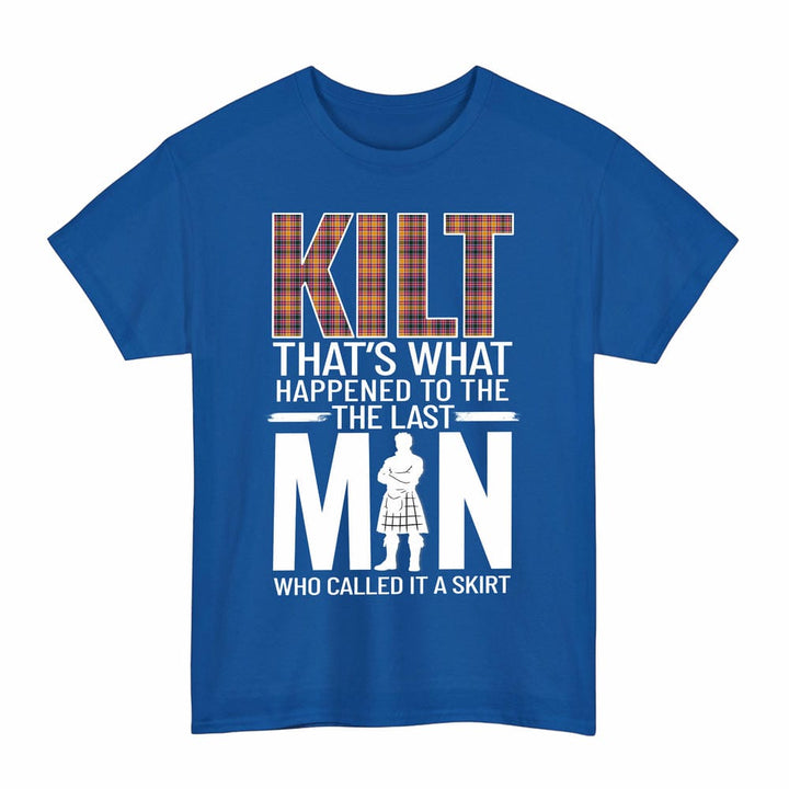 Scottish Jacobite Clan Tartan Funny Scotland Kilt T-Shirt Tartan Plaid Royal Color