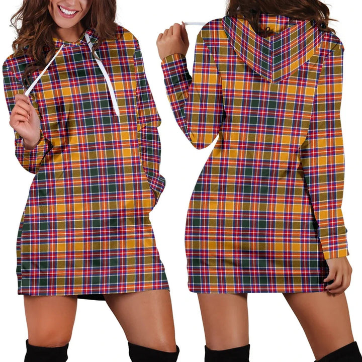 Scottish Jacobite Clan Tartan Hoodie Dress