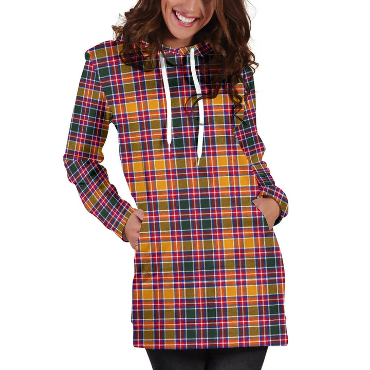 Scottish Jacobite Clan Tartan Hoodie Dress