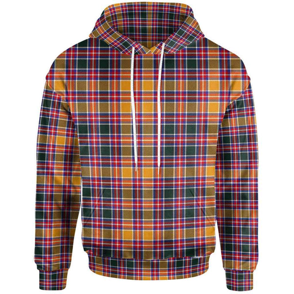 Scottish Jacobite Clan Tartan Hoodie Front Side Tartan Plaid