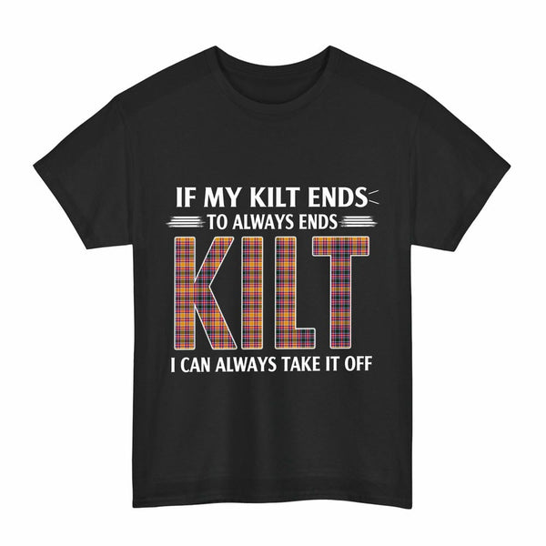 Scottish Jacobite Clan Tartan Kilt Pride T-Shirt Tartan Plaid Black Color