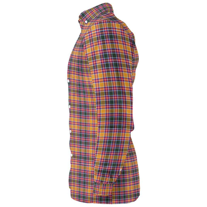 Scottish Jacobite Clan Tartan Long Sleeve Shirt Tartan Plaid