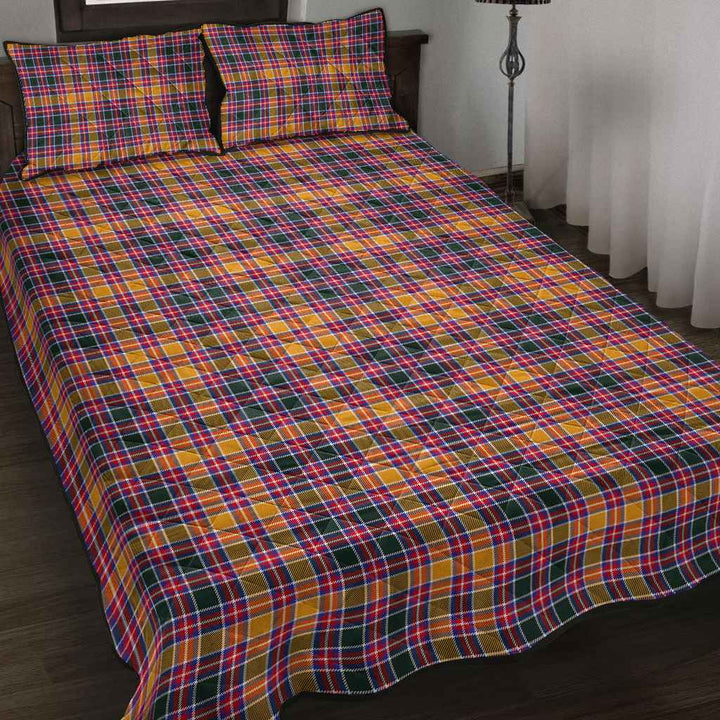 Scottish Jacobite Clan Tartan Quilt Bed Set Tartan Plaid 2