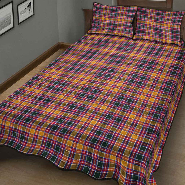 Scottish Jacobite Clan Tartan Quilt Bed Set Tartan Plaid 3