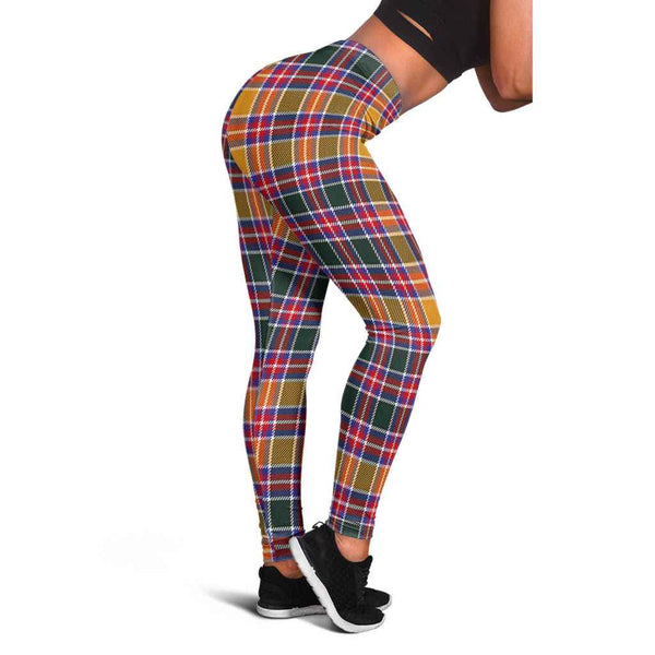 Scottish Jacobite Clan Tartan Women Leggings Tartan Plaid 1