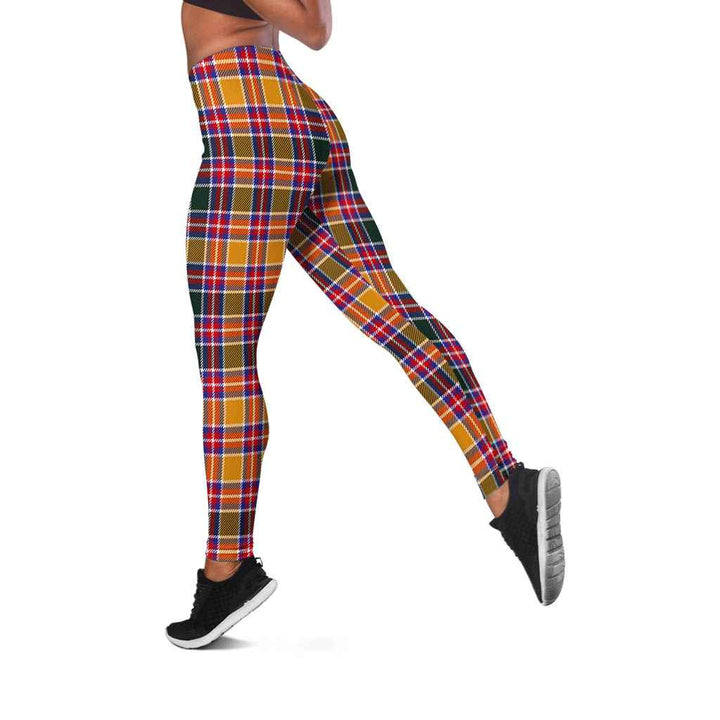 Scottish Jacobite Clan Tartan Women Leggings Tartan Plaid 2