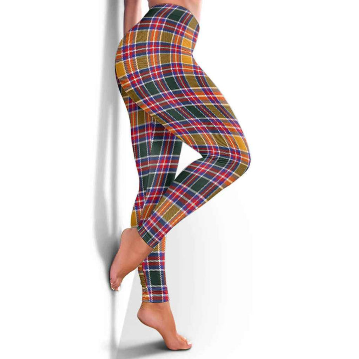 Scottish Jacobite Clan Tartan Women Leggings Tartan Plaid 4
