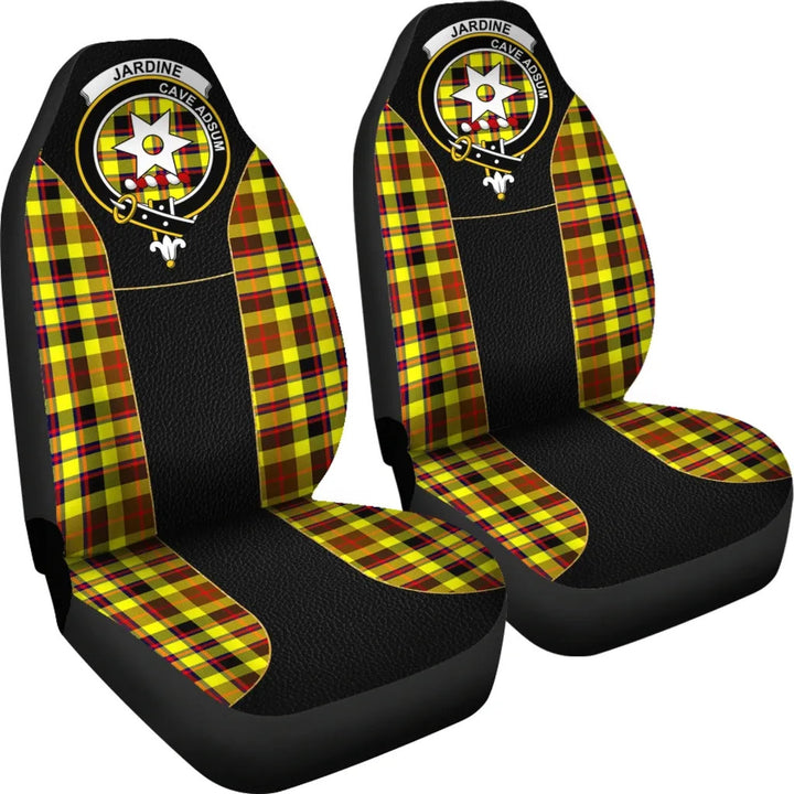 Scottish Jardine Clan Crest Tartan Car Seat Covers - Special Style 4