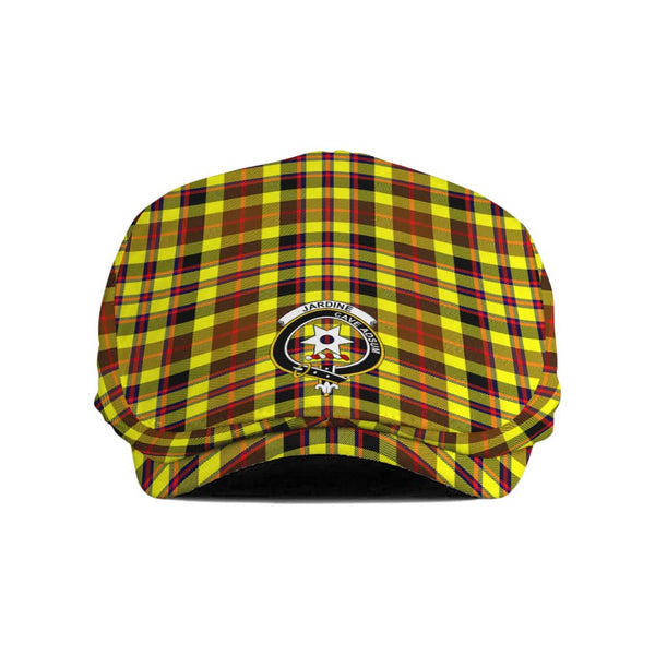 Scottish Jardine Clan Crest Tartan Flat Cap Tartan Plaid 1