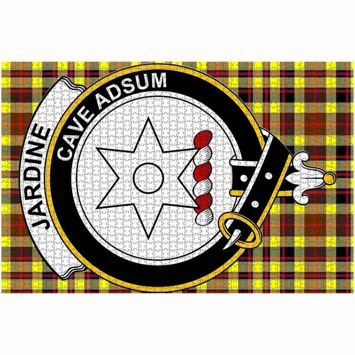 Scottish Jardine Clan Crest Tartan Jigsaw Puzzle 2