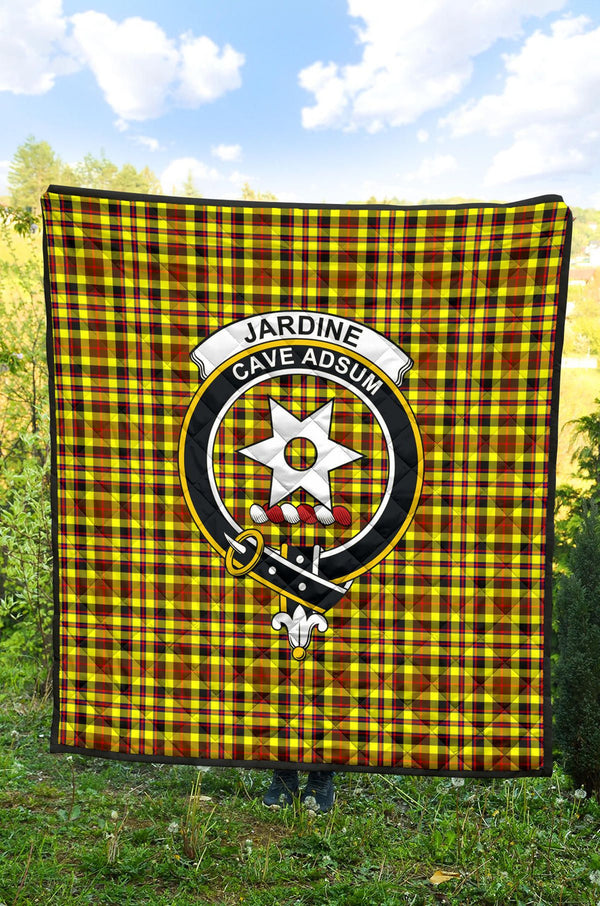 Scottish Jardine Clan Crest Tartan Quilt Tartan Plaid 2