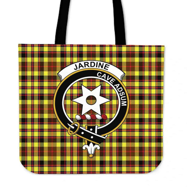 Scottish Jardine Clan Crest Tartan Tote Bag Tartan Plaid
