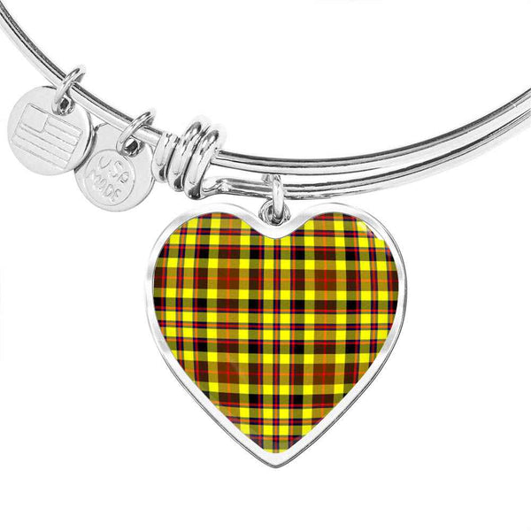 Scottish Jardine Clan Tartan Bangle Heart Tartan Plaid 1