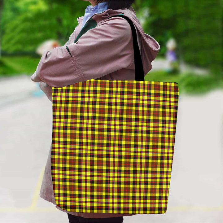 Scottish Jardine Clan Tartan Canvas Bag With Shoulder Strap Tartan Plaid 2