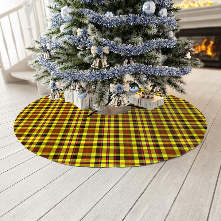 Scottish Jardine Clan Tartan Christmas Tree Skirt No Tassels 3 Tartan Plaid