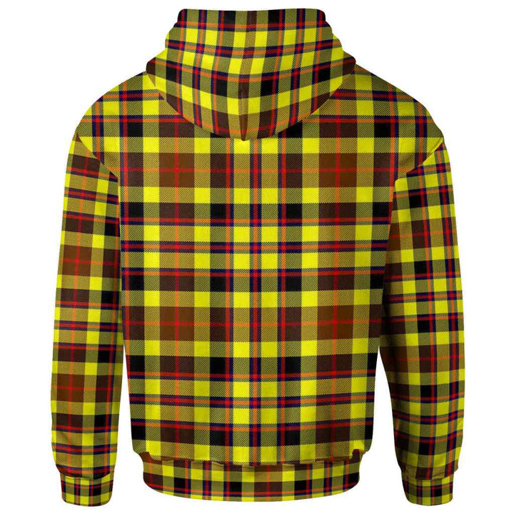 Scottish Jardine Clan Tartan Hoodie Back Side Tartan Plaid