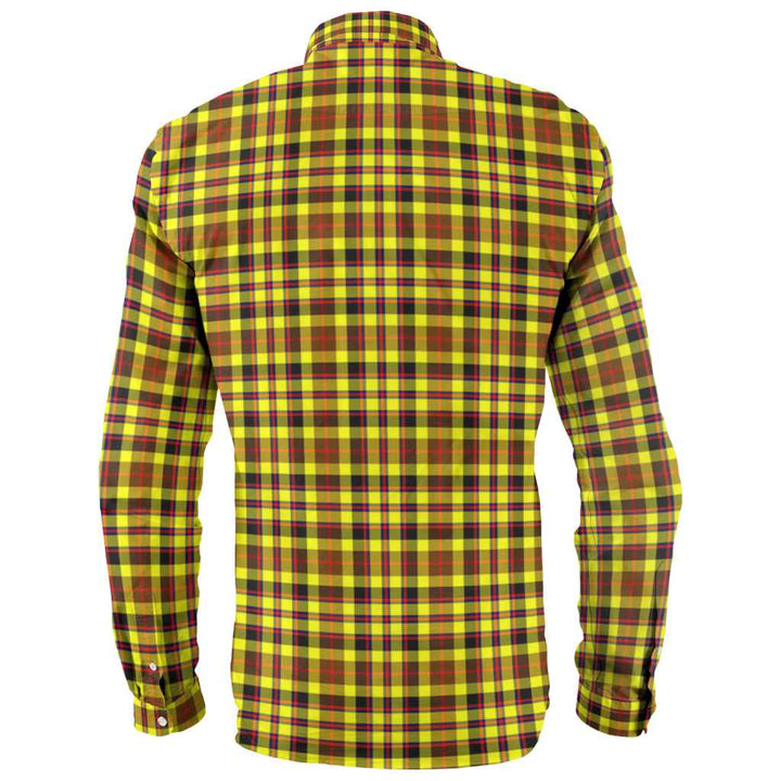 Scottish Jardine Clan Tartan Long Sleeve Shirt Back Side Tartan Plaid
