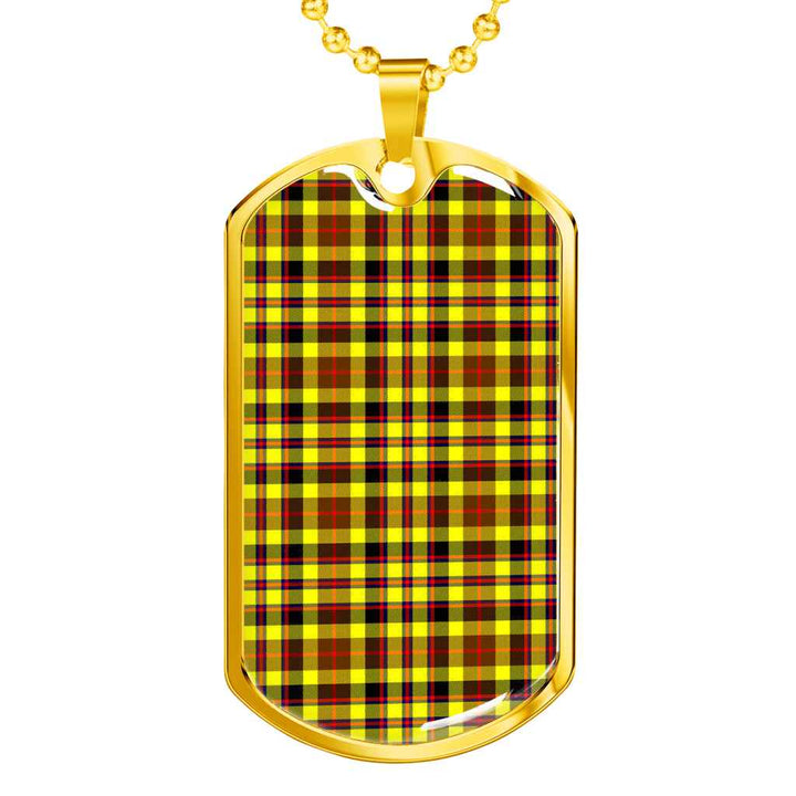 Scottish Jardine Clan Tartan Military Dog Tag Necklace Tartan Plaid 2