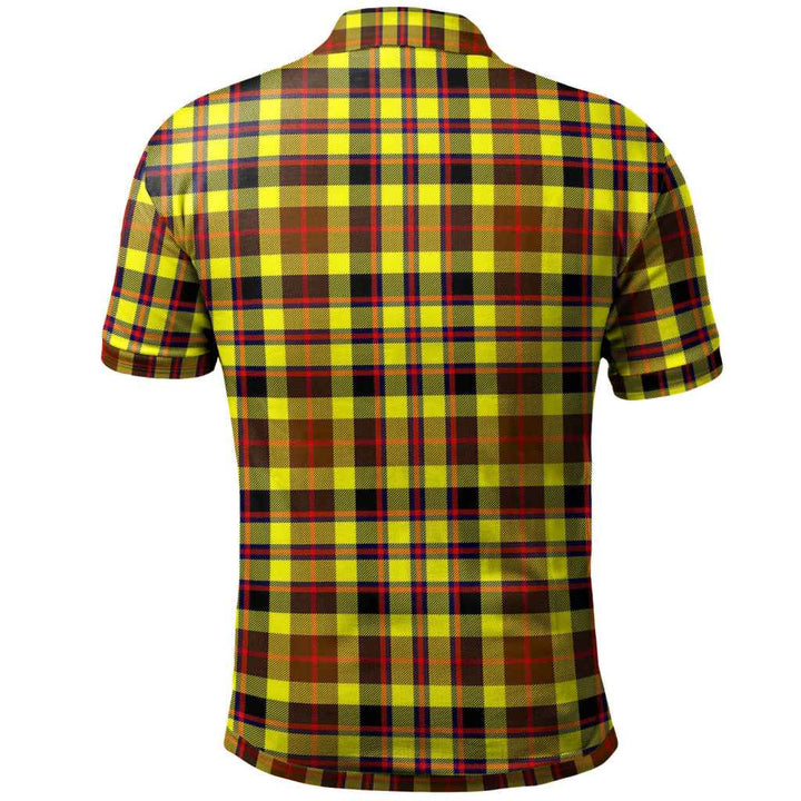 Scottish Jardine Clan Tartan Polo Shirt Back Side Tartan Plaid