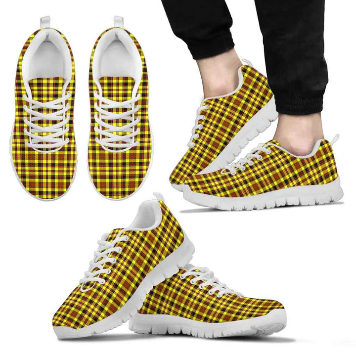Scottish Jardine Clan Tartan Sneakers White Sole Tartan Plaid