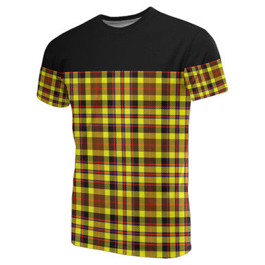 Scottish Jardine Clan Tartan T-Shirt Horizontal Style Front Side Tartan Plaid