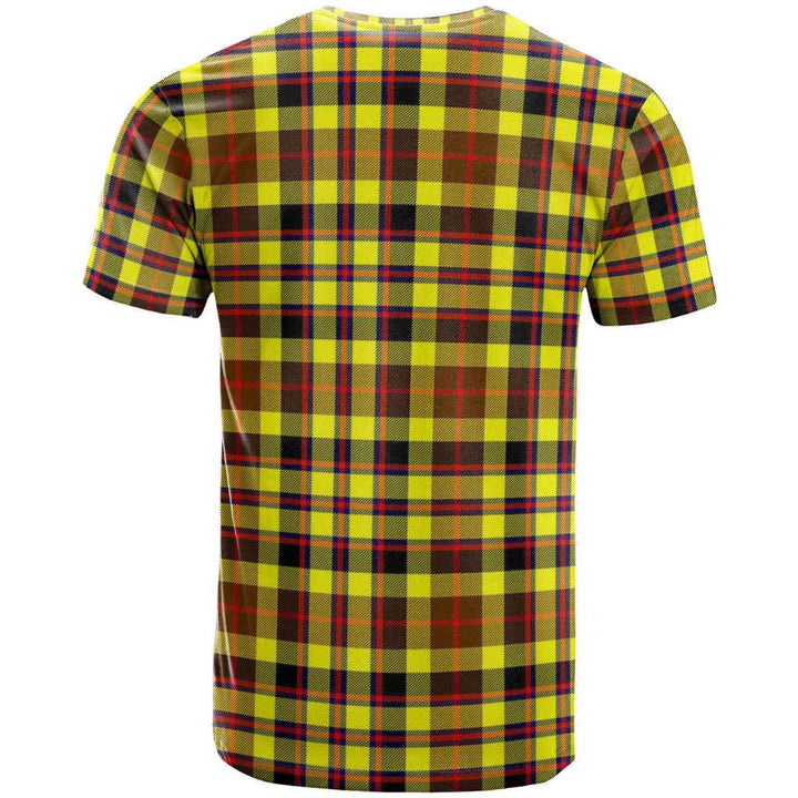Scottish Jardine Clan Tartan T-Shirt Back Side Tartan Plaid