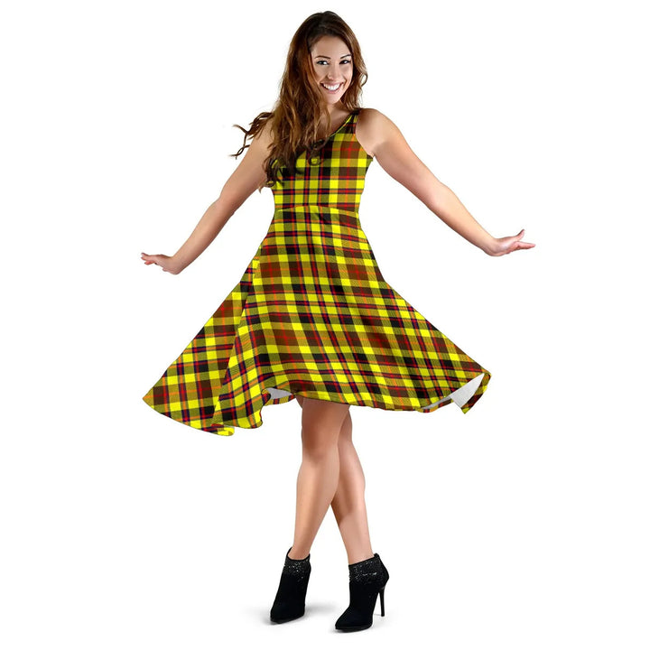 Scottish Jardine Clan Tartan Women Midi Dress