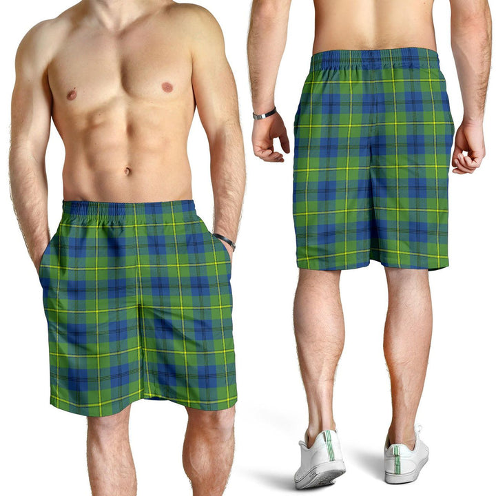 Scottish Johnston Ancient Clan Tartan Men's Shorts