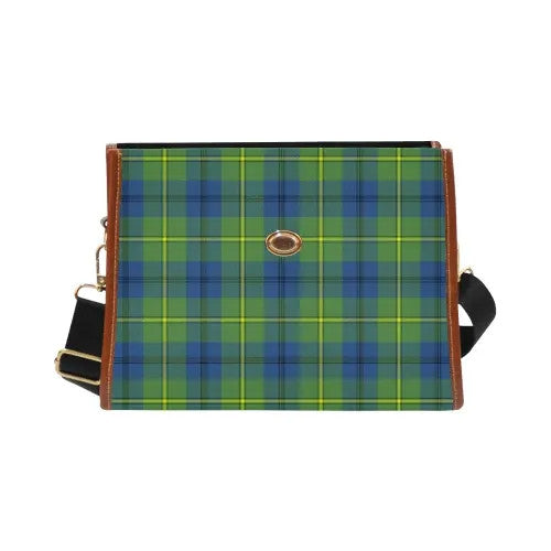 Scottish Johnston Ancient Clan Tartan Waterproof Canvas Bag Tartan Plaid 1