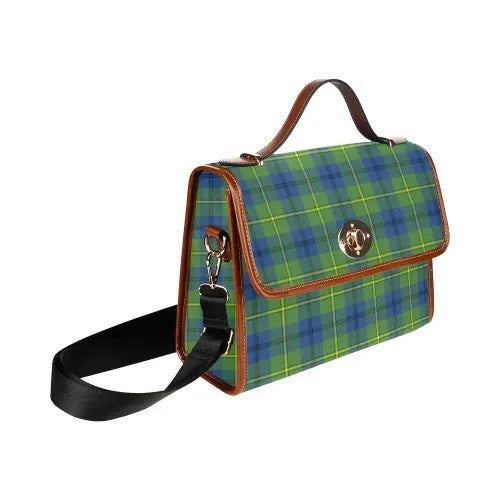 Scottish Johnston Ancient Clan Tartan Waterproof Canvas Bag Tartan Plaid 3