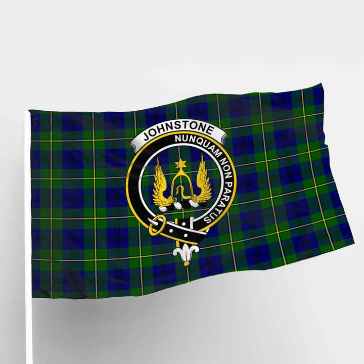 Scottish Johnston Clan Crest Tartan Flag Parade Tartan Plaid 1