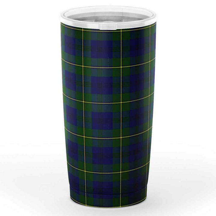 Scottish Johnston Clan Crest Tartan Insulated Tumbler Tartan Plaid 2
