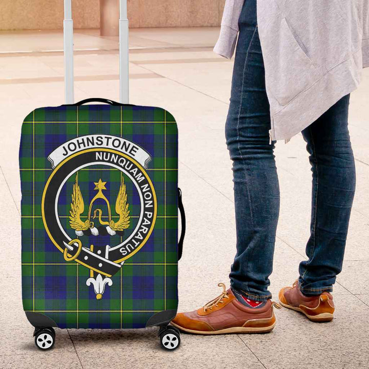 Scottish Johnston Clan Crest Tartan Luggage Cover Tartan Plaid 4