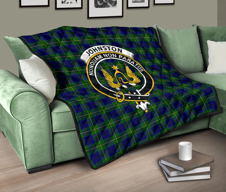 Scottish Johnston Modern Clan Crest Tartan Quilt Tartan Plaid 10