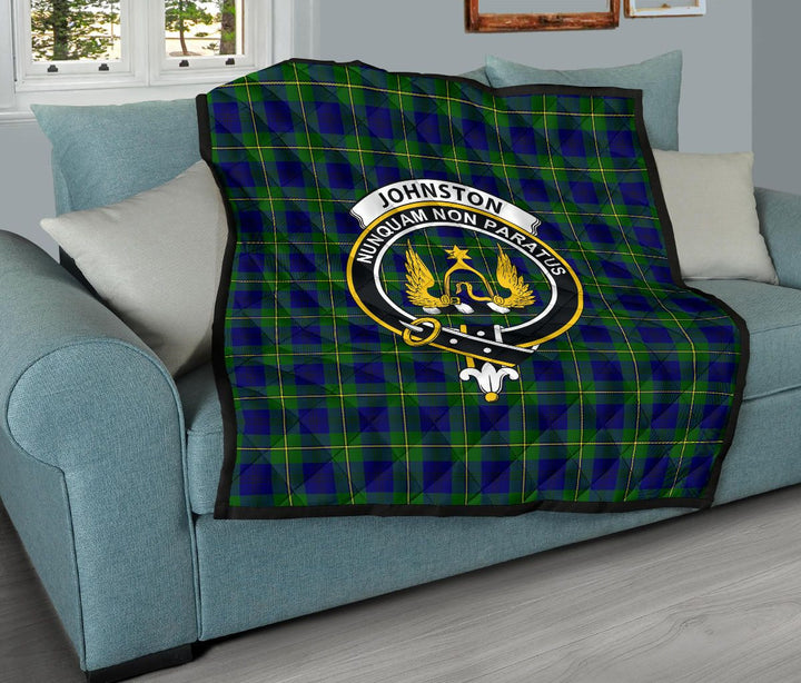 Scottish Johnston Modern Clan Crest Tartan Quilt Tartan Plaid 11