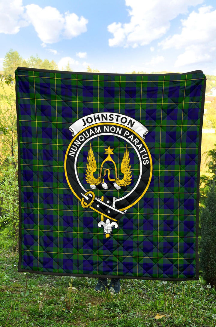 Scottish Johnston Modern Clan Crest Tartan Quilt Tartan Plaid 2