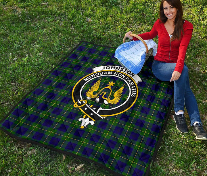 Scottish Johnston Modern Clan Crest Tartan Quilt Tartan Plaid 4
