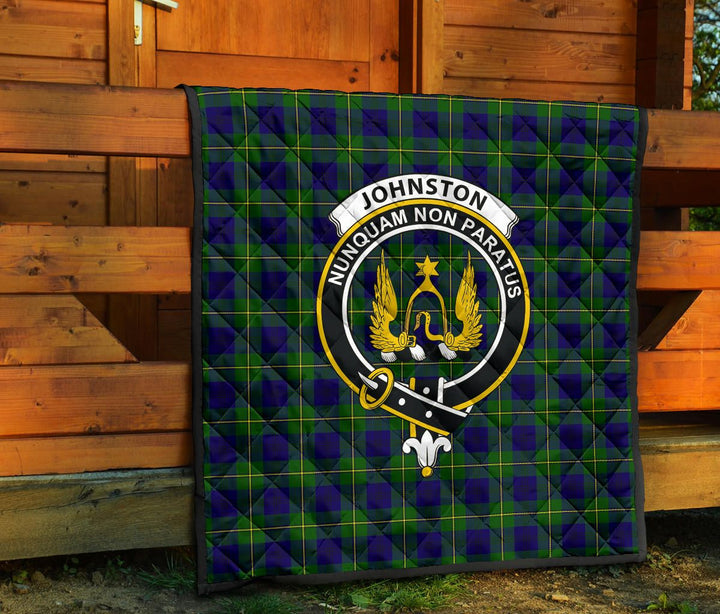 Scottish Johnston Modern Clan Crest Tartan Quilt Tartan Plaid 7