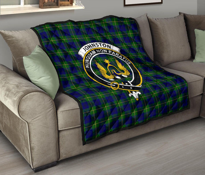 Scottish Johnston Modern Clan Crest Tartan Quilt Tartan Plaid 8