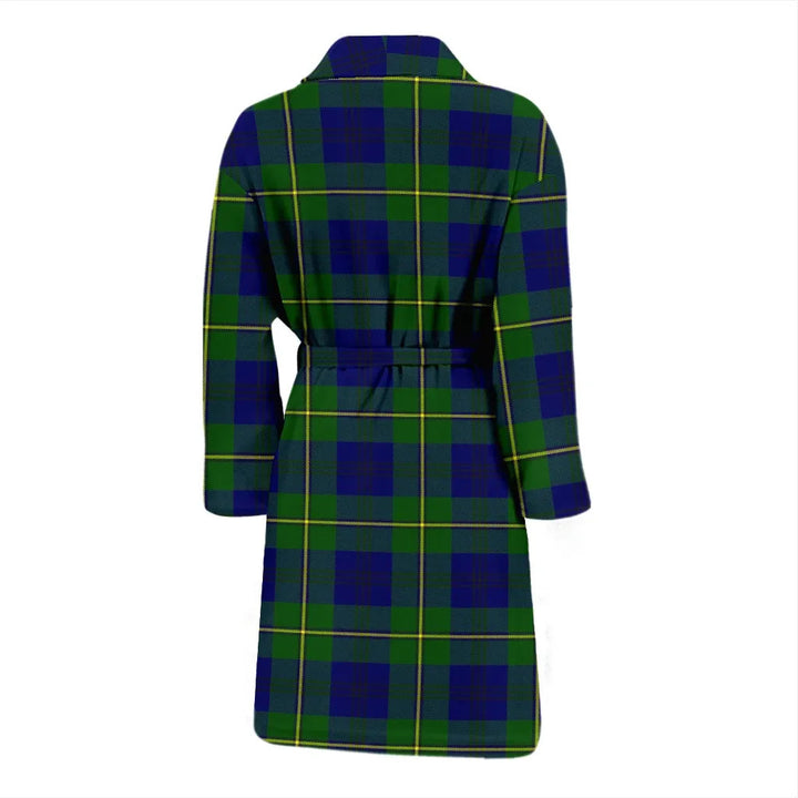 Scottish Johnston Modern Clan Tartan Bathrobe 1