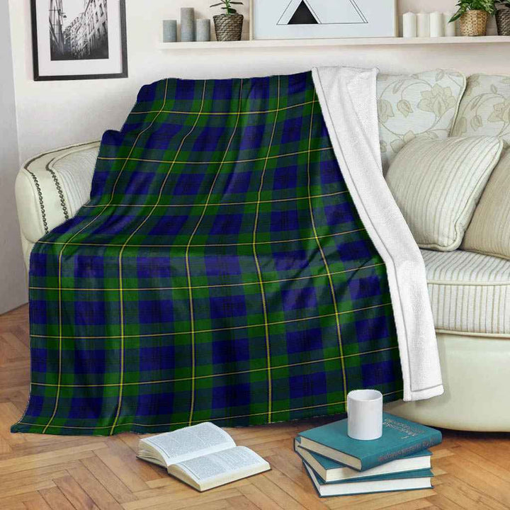 Scottish Johnston Modern Clan Tartan Blanket Tartan Plaid 2