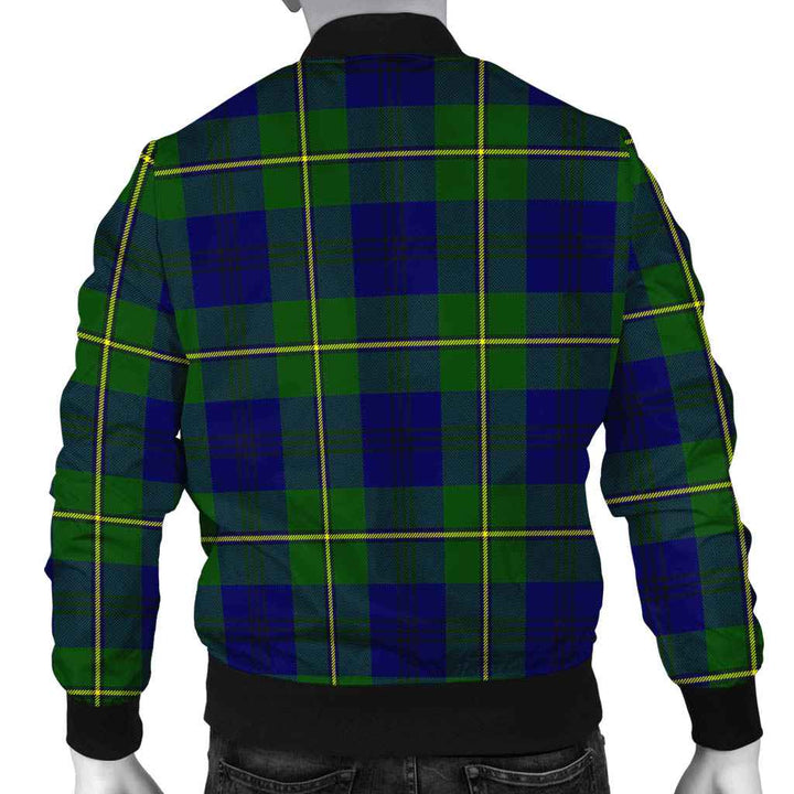 Scottish Johnston Modern Clan Tartan Bomber Jacket Tartan Plaid 3