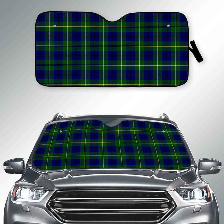 Scottish Johnston Modern Clan Tartan Car Windshield Sun Shade Tartan Plaid 2