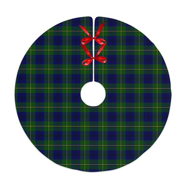 Scottish Johnston Modern Clan Tartan Christmas Tree Skirt No Tassels 1 Tartan Plaid