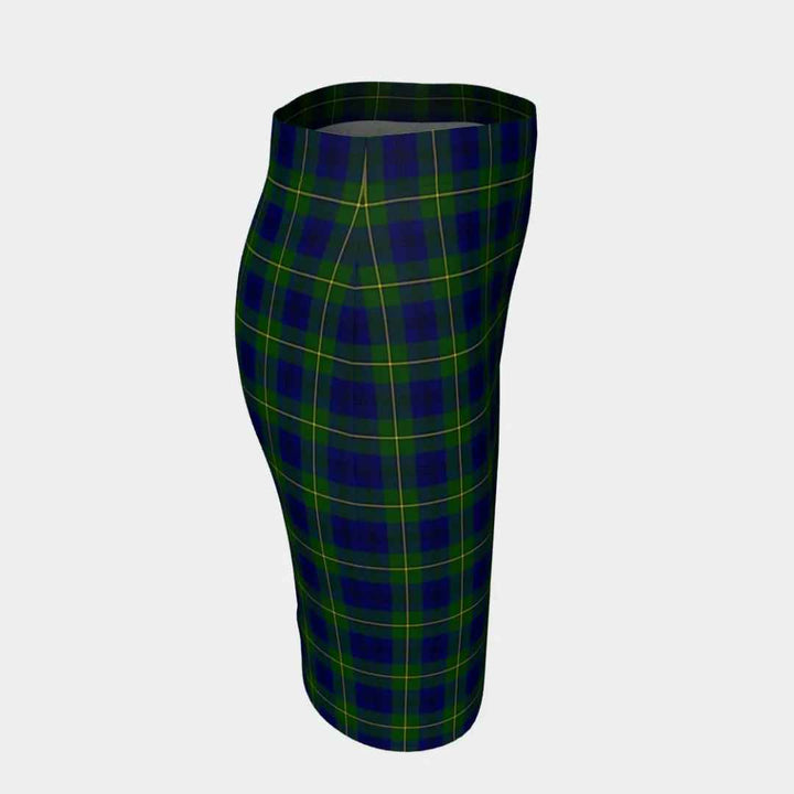 Scottish Johnston Modern Clan Tartan Fitted Skirt Tartan Plaid 3
