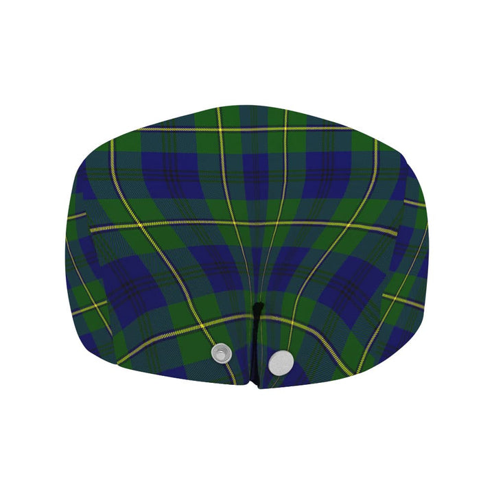 Scottish Johnston Modern Clan Tartan Flat Cap Tartan Plaid 4