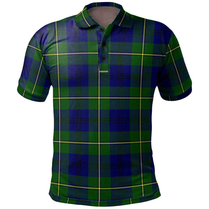 Scottish Johnston Modern Clan Tartan Polo Shirt Front Side Tartan Plaid