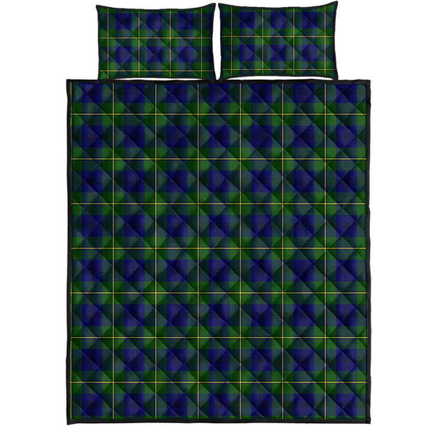 Scottish Johnston Modern Clan Tartan Quilt Bed Set Tartan Plaid 1
