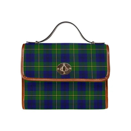 Scottish Johnston Modern Clan Tartan Waterproof Canvas Bag Tartan Plaid 2