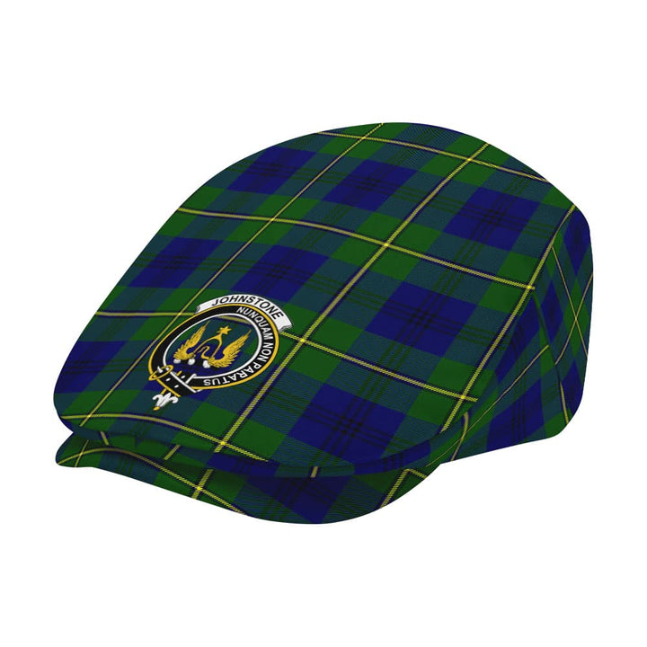 Scottish Johnston Clan Crest Tartan Flat Cap Tartan Plaid 2
